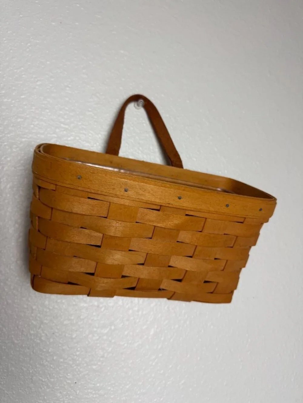 Longaberger Handmade Wooden Basket Set of 3
